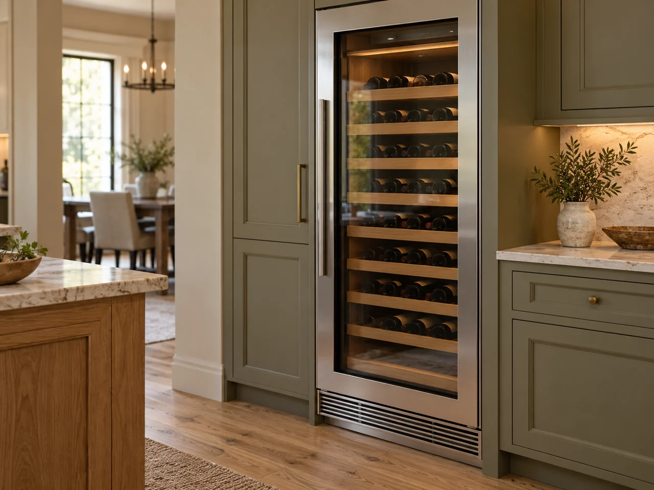Illustration of Sub-Zero wine cooler