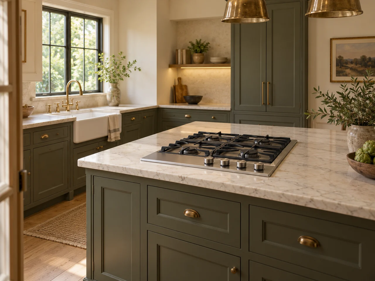Illustration of Thermador cooktop