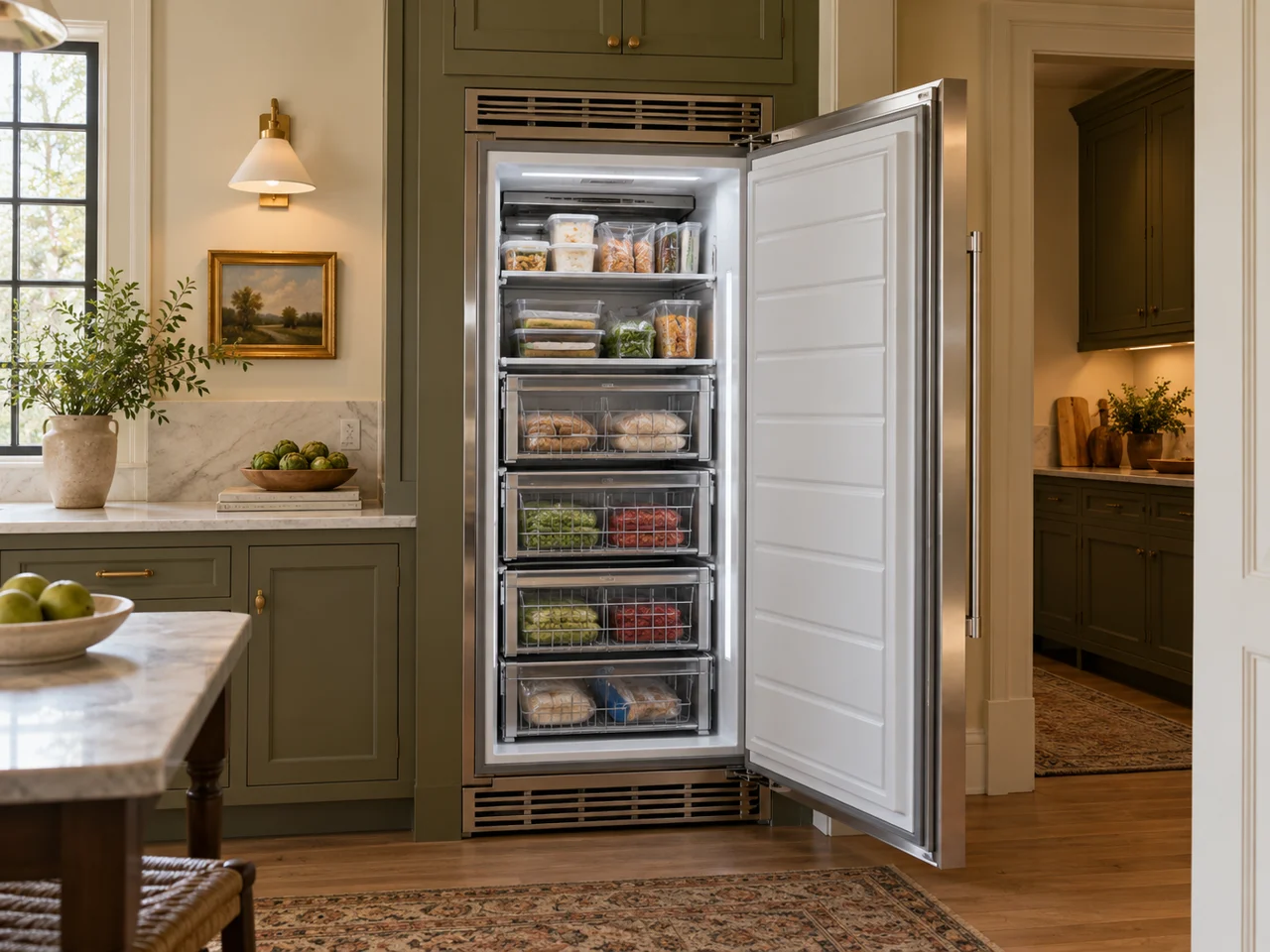 Illustration of Viking freezer